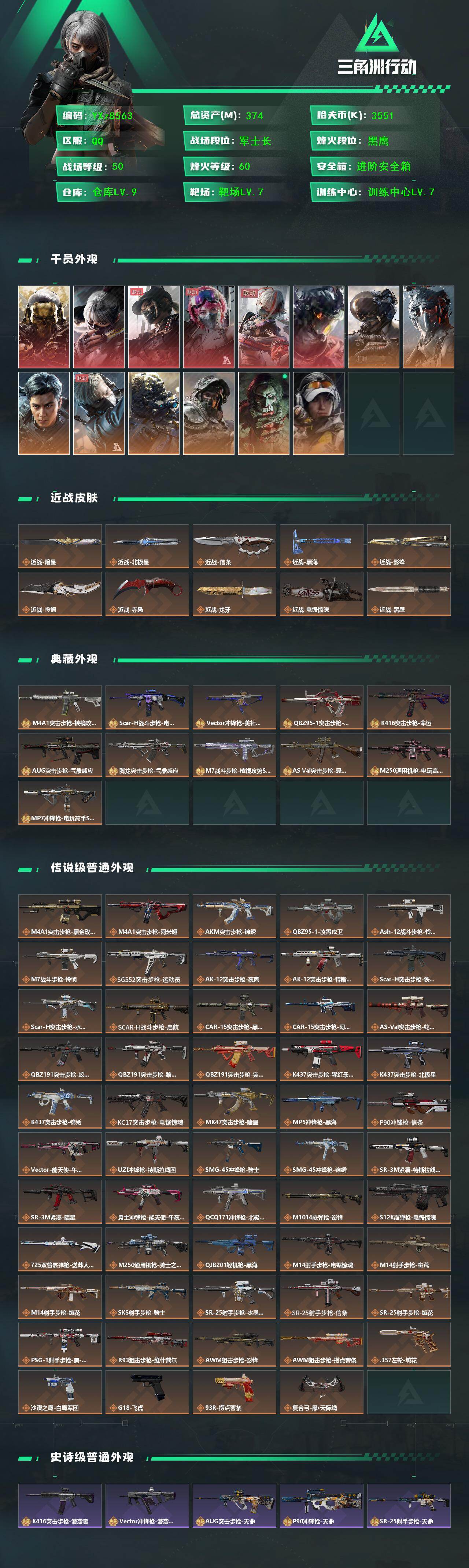 SJZCMW451084三角洲行动账号详情图2