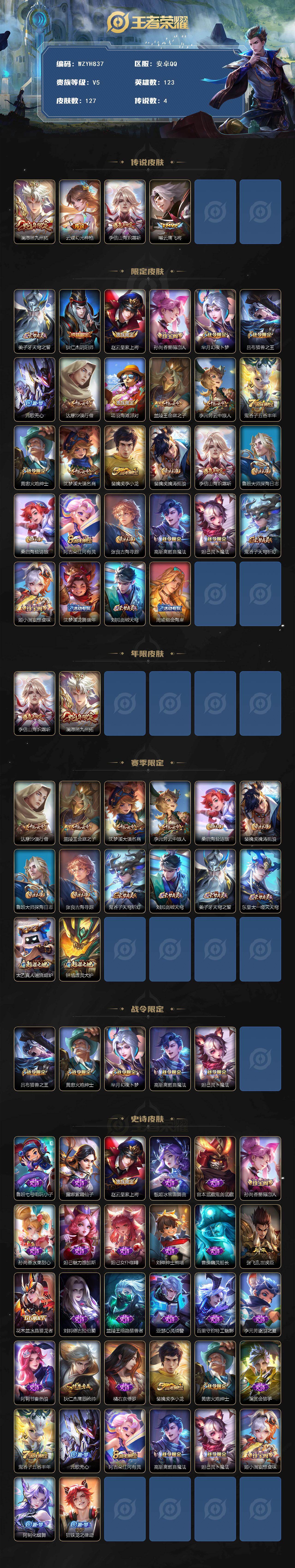 WZEY4176862王者荣耀账号详情图2