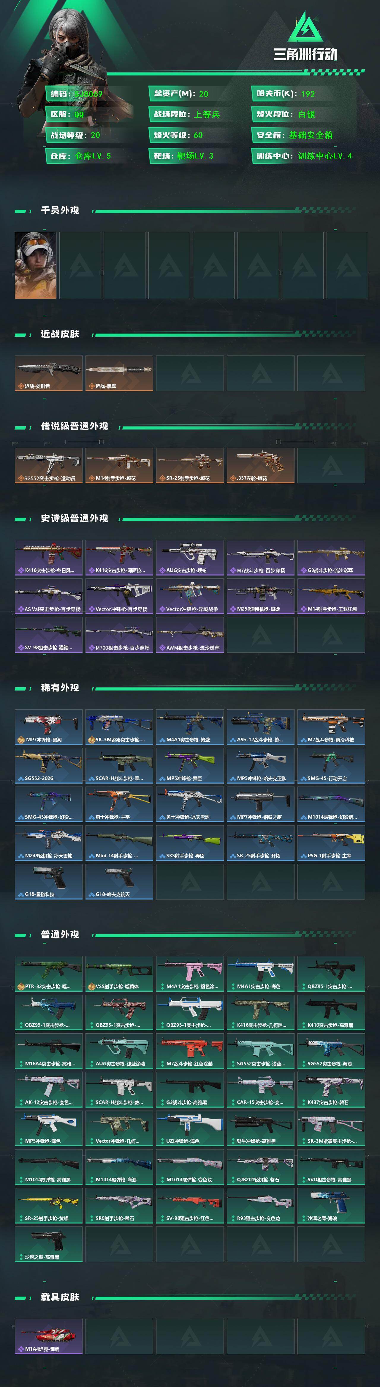 SJZEY449837三角洲行动账号详情图2