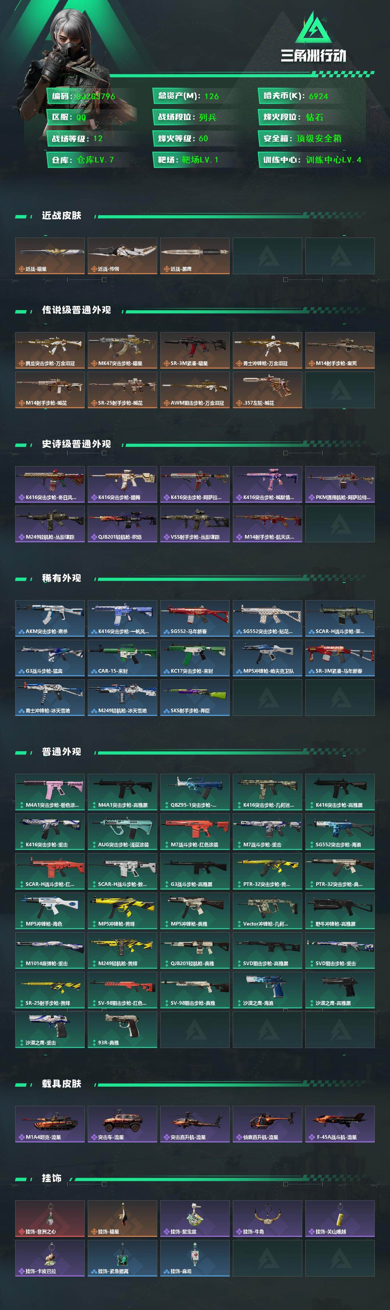 SJZEY450420三角洲行动账号详情图2 SJZEY450420三角洲行动账号详情图2