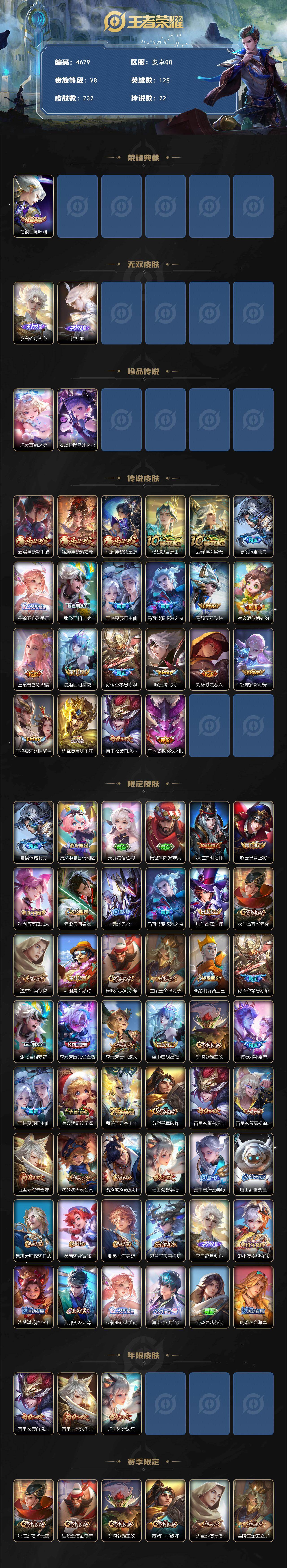 WZCMW4178242王者荣耀账号详情图2