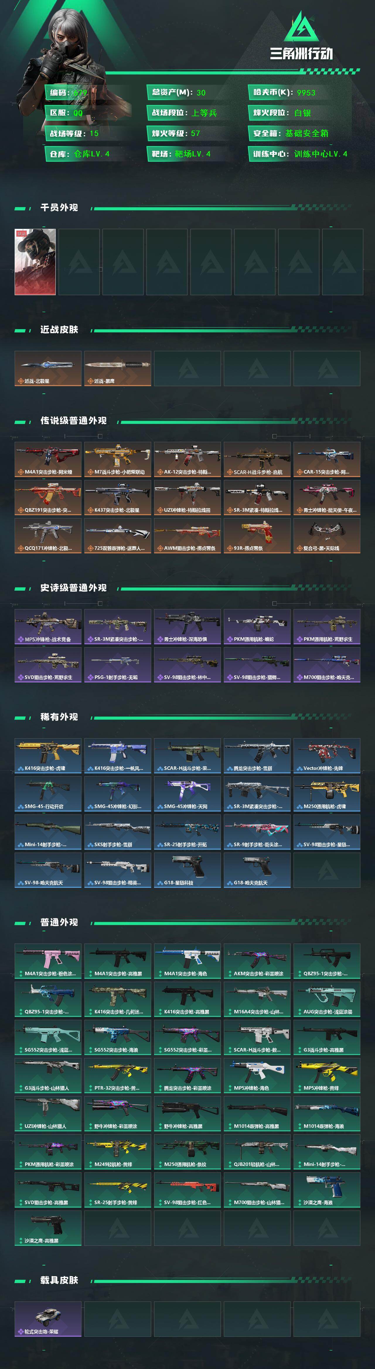 SJZCMW450456三角洲行动账号详情图2