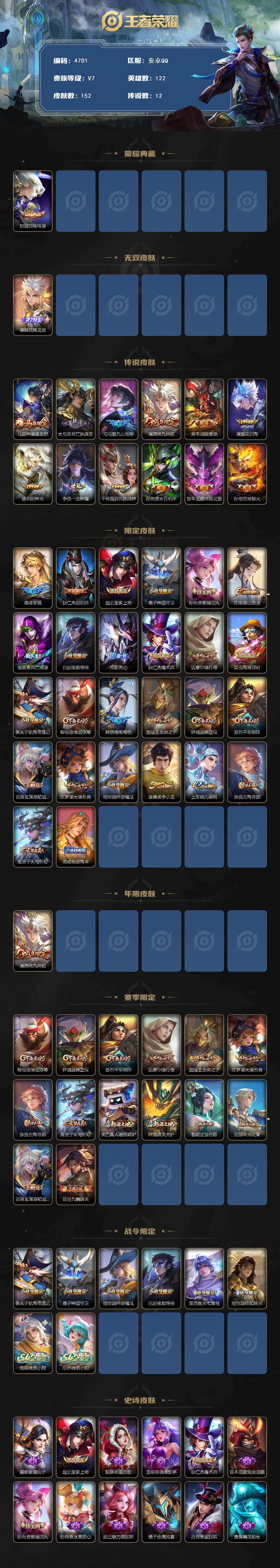 WZQM4192148王者荣耀账号详情图3