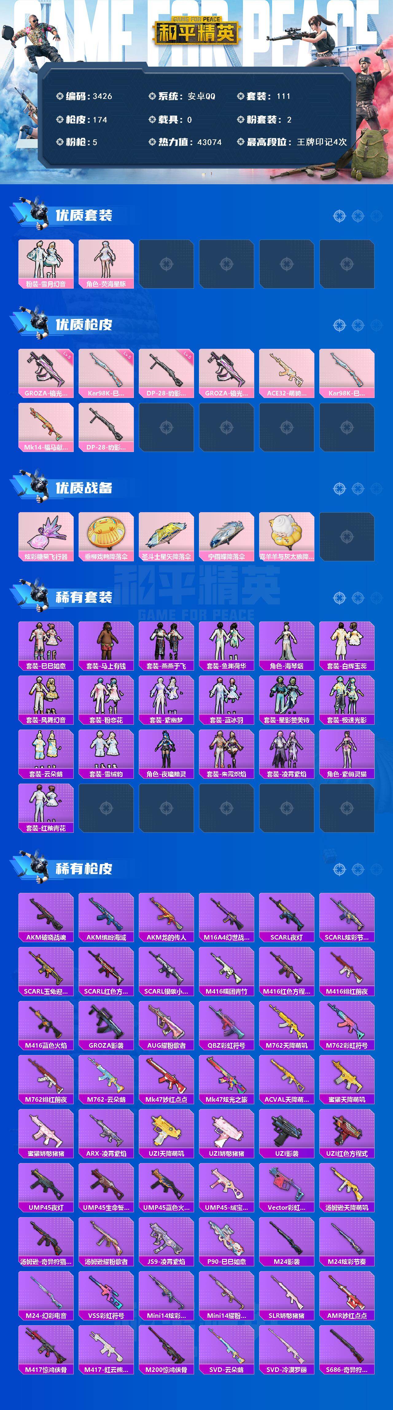 HPCMW498256和平精英账号详情图2