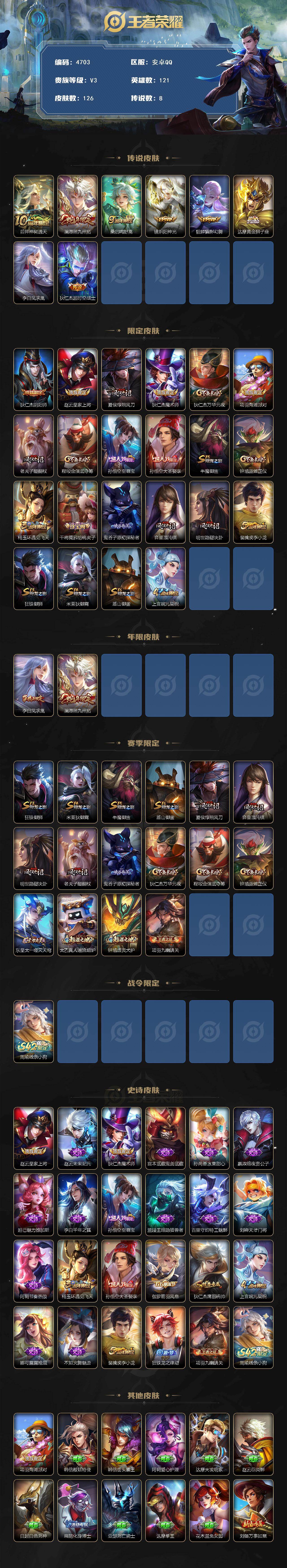 WZJZ4192054王者荣耀账号详情图2