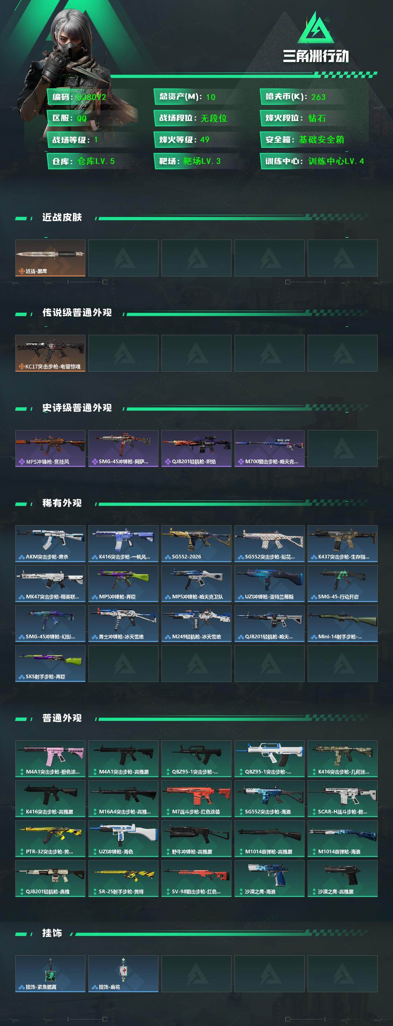 SJZEY450616三角洲行动账号详情图2