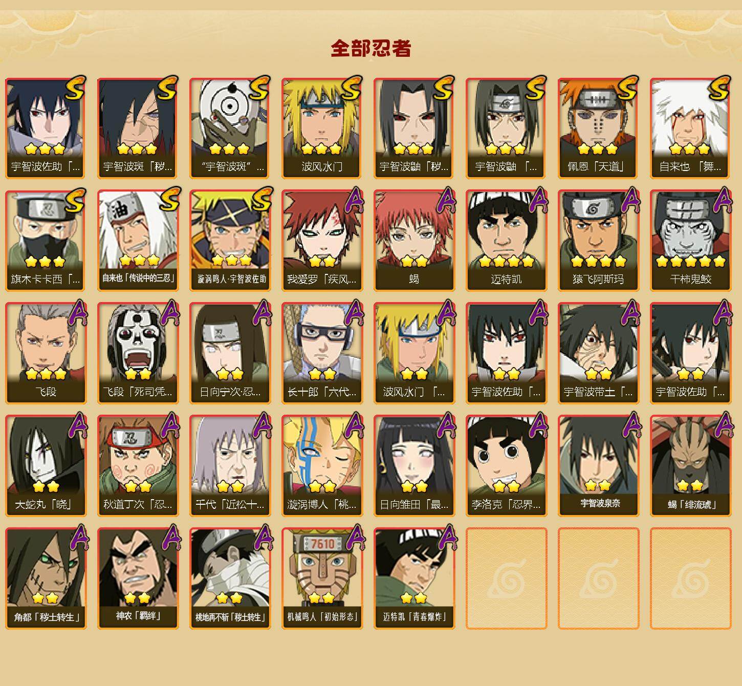 HYQM414310火影忍者账号详情图3 HYQM414310火影忍者账号详情图3