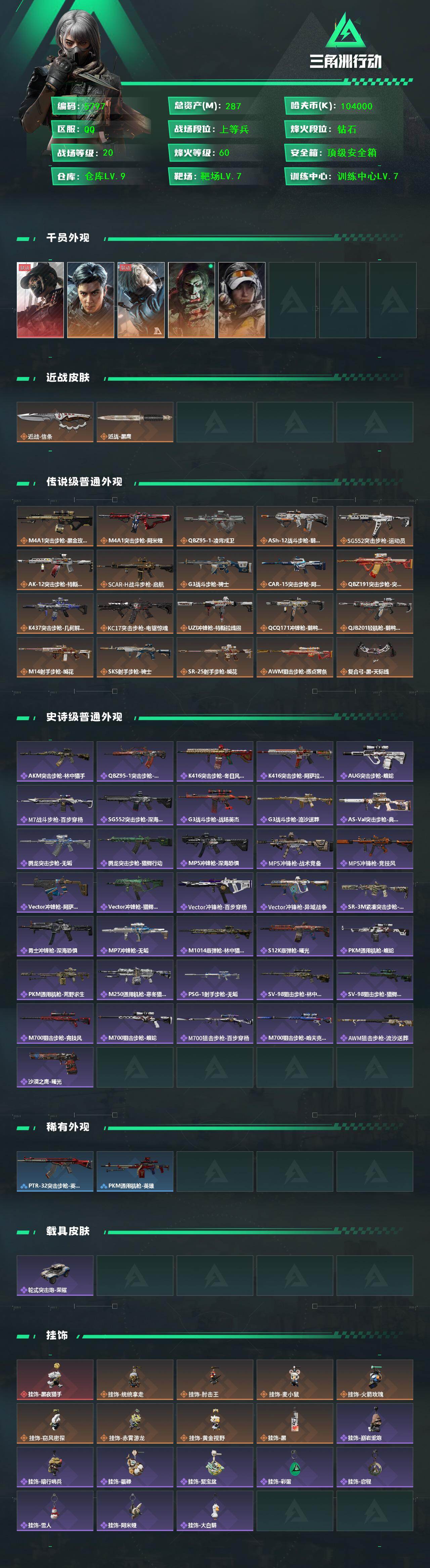 SJZCMW451963三角洲行动账号详情图2