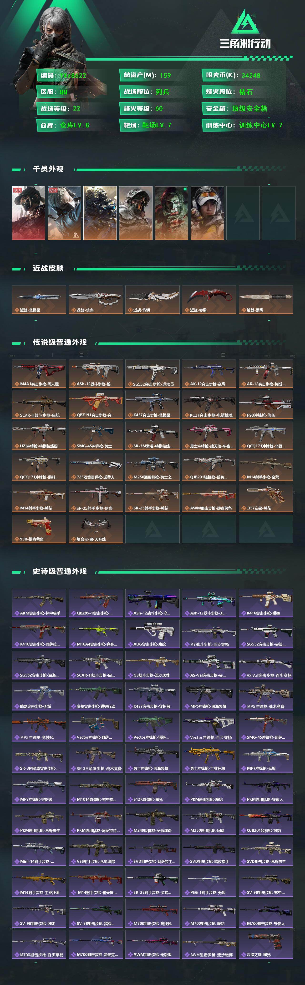 SJZCMW452903三角洲行动账号详情图2