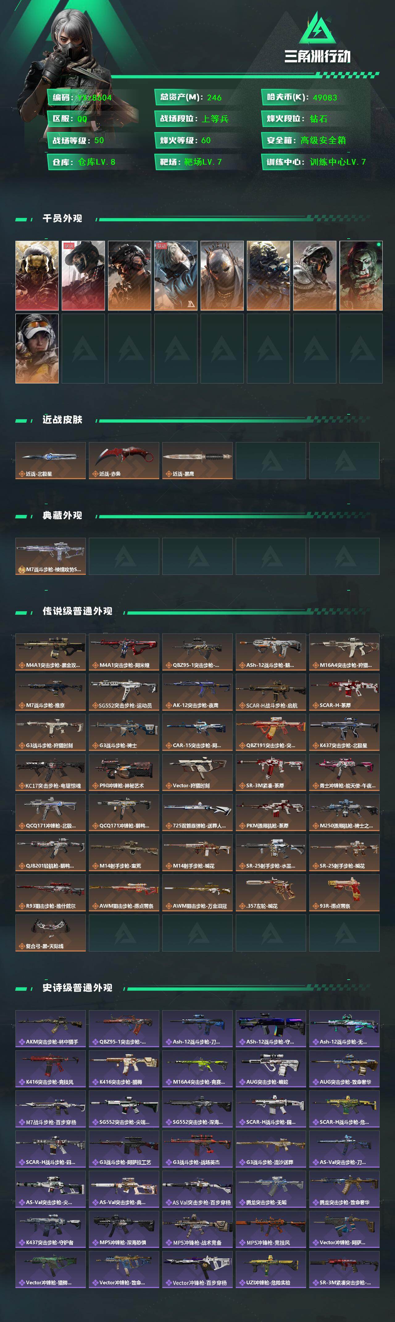 SJZCMW451083三角洲行动账号详情图2