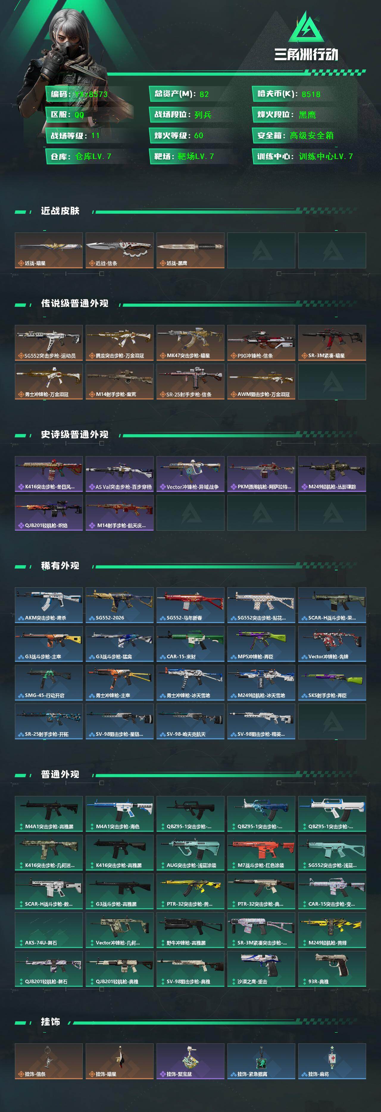 SJZCMW451054三角洲行动账号详情图2