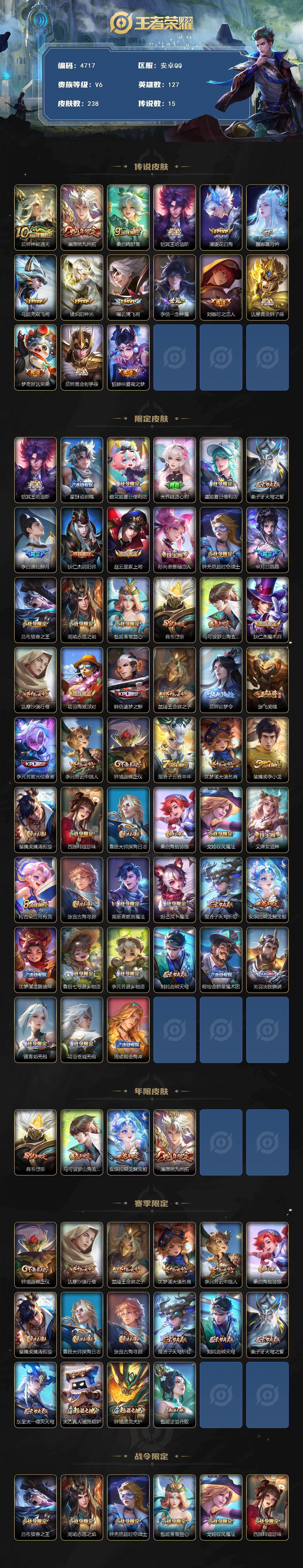 WZJZ4191935王者荣耀账号详情图6