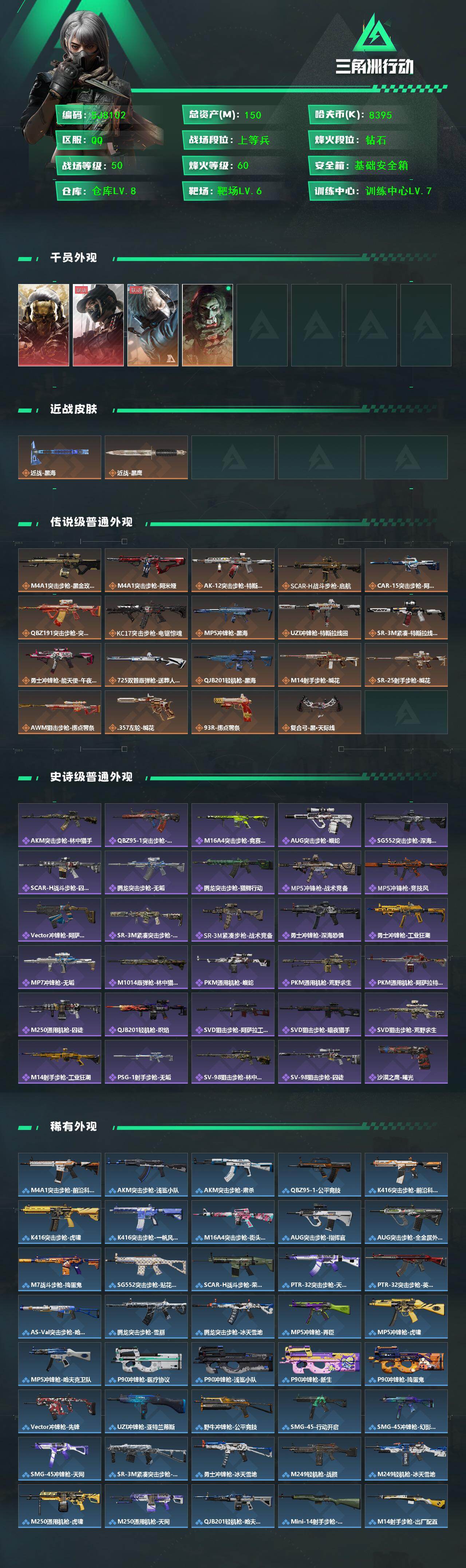 SJZQM452353三角洲行动账号详情图3 SJZQM452353三角洲行动账号详情图3