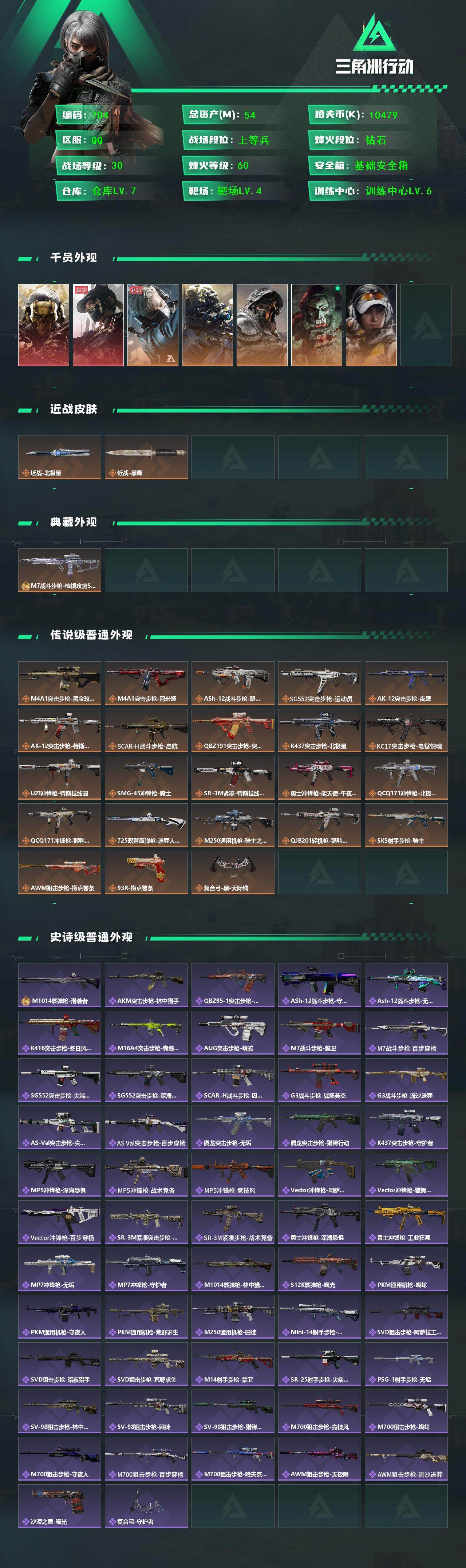 SJZCMW452480三角洲行动账号详情图2