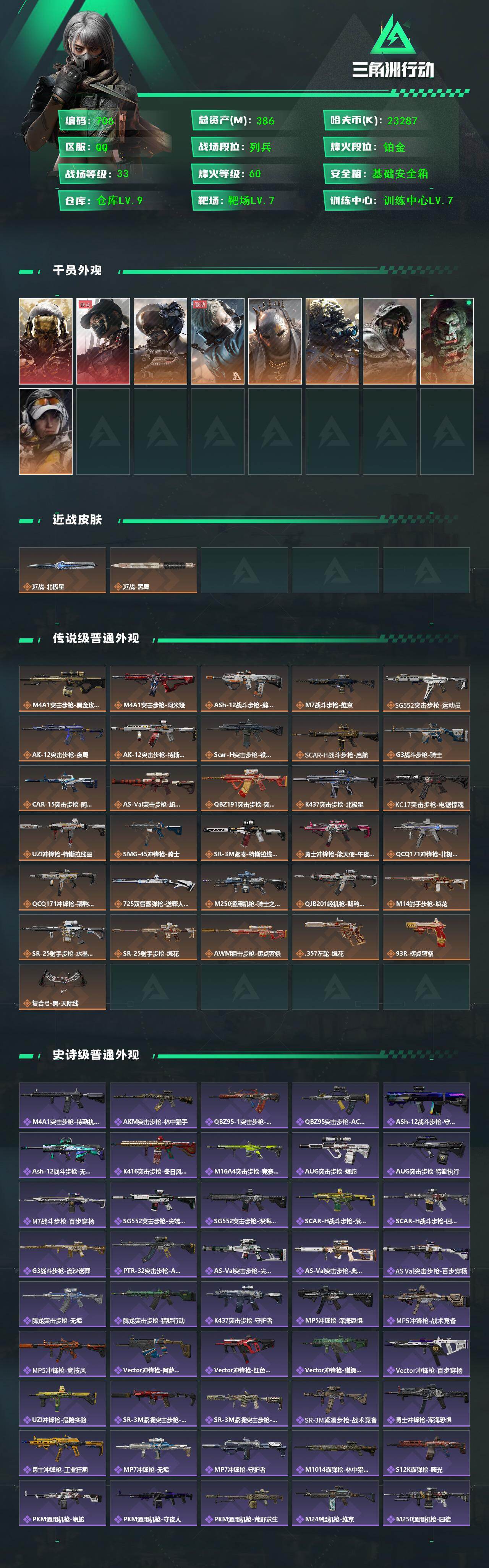 SJZCMW452609三角洲行动账号详情图2