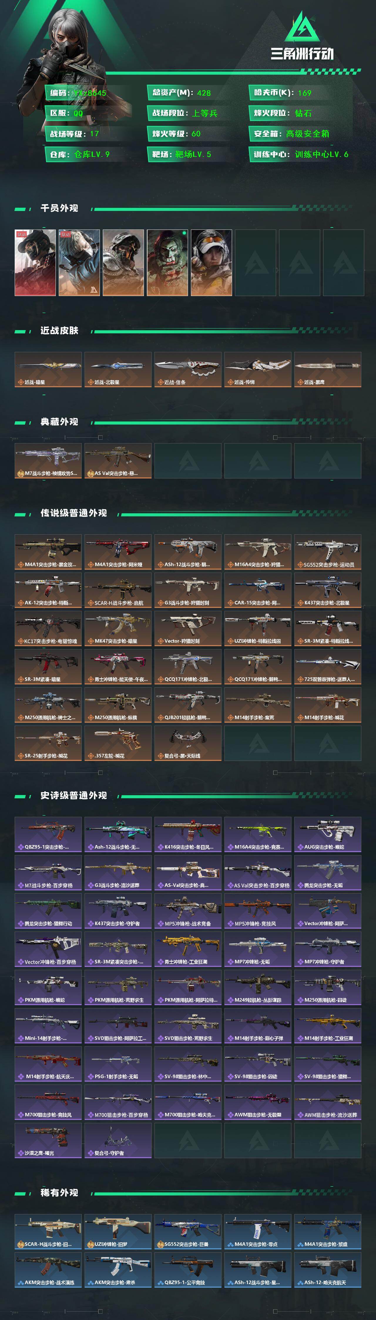 SJZCMW452921三角洲行动账号详情图2