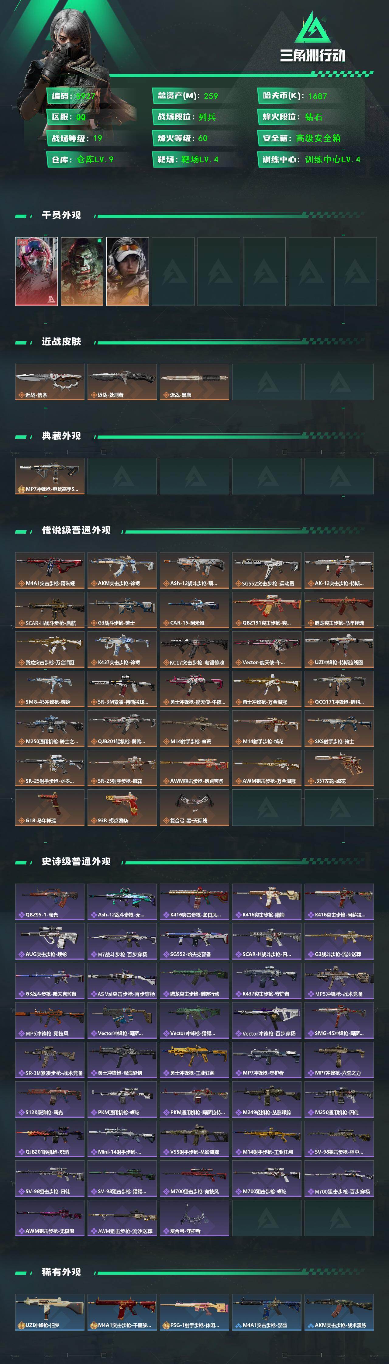 SJZCMW452844三角洲行动账号详情图2