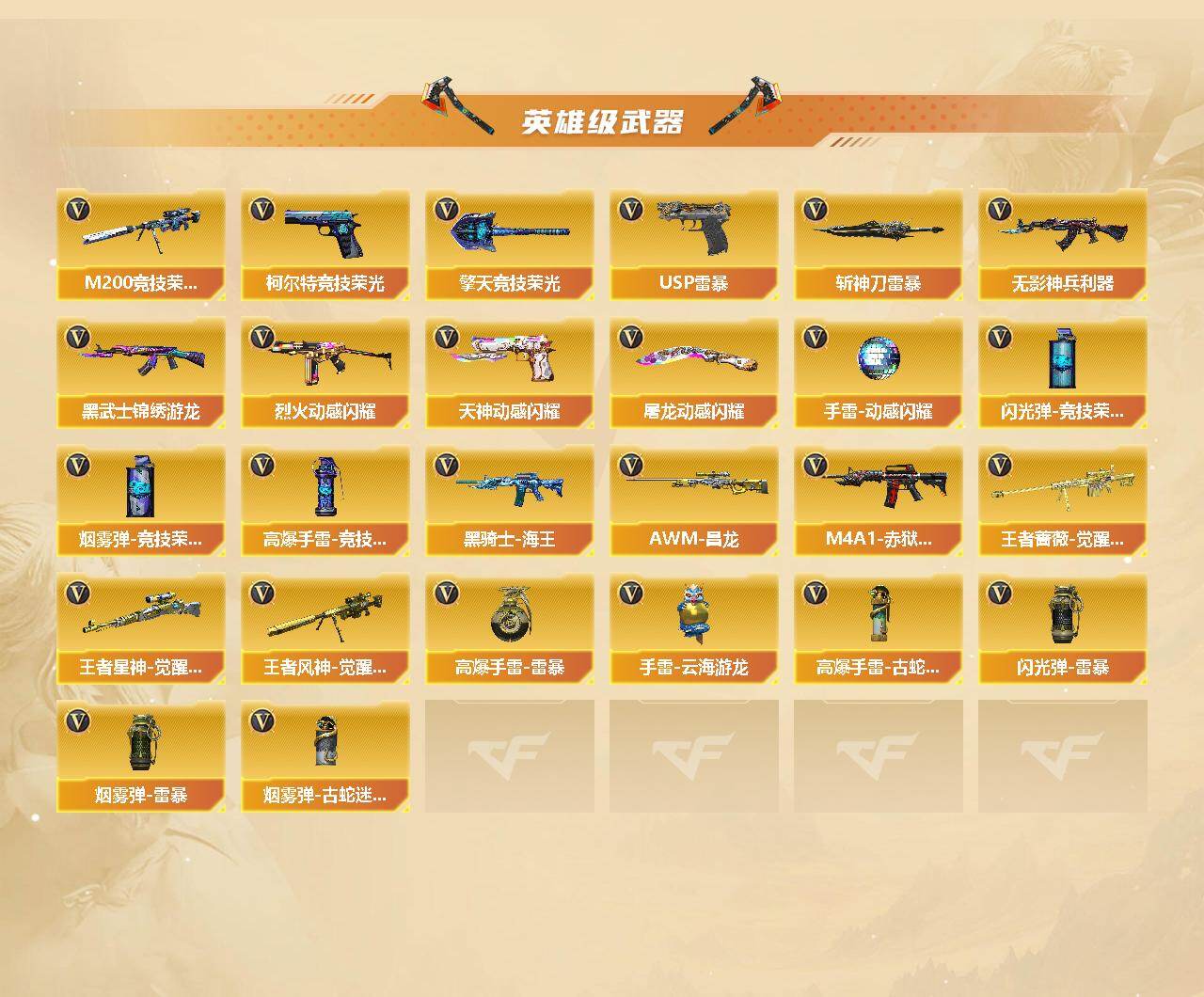 CFCMW448500穿越火线账号详情图3