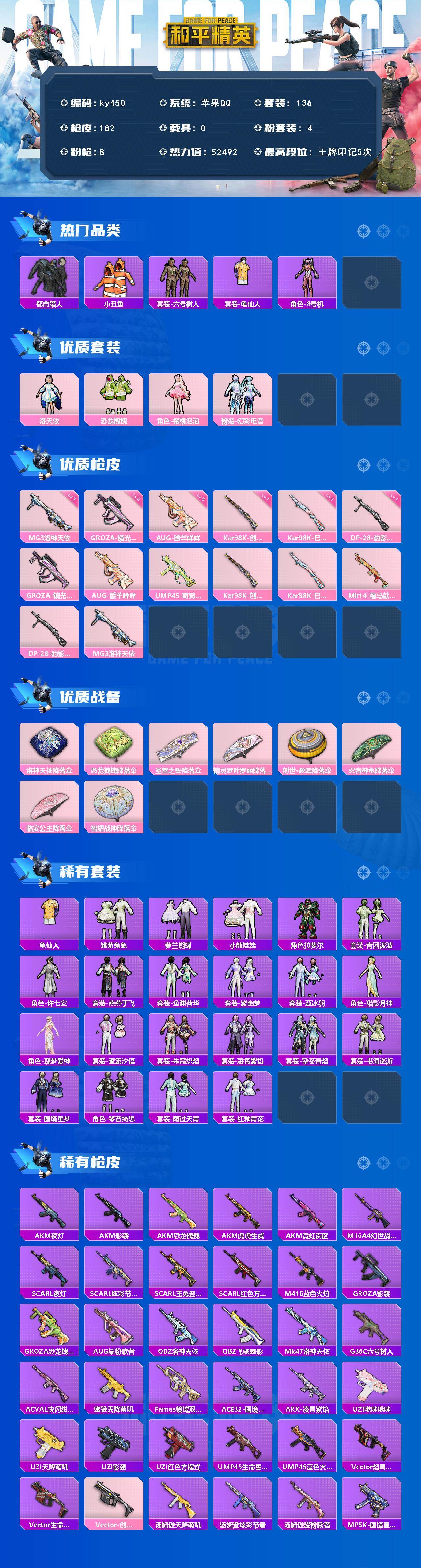 HPQM4115593和平精英账号详情图3