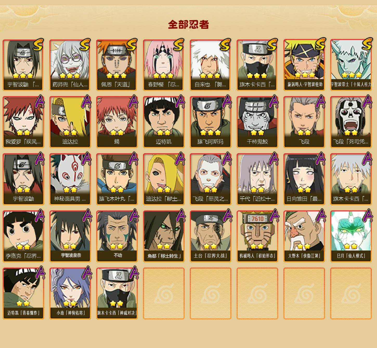 HYQM414970火影忍者账号详情图3