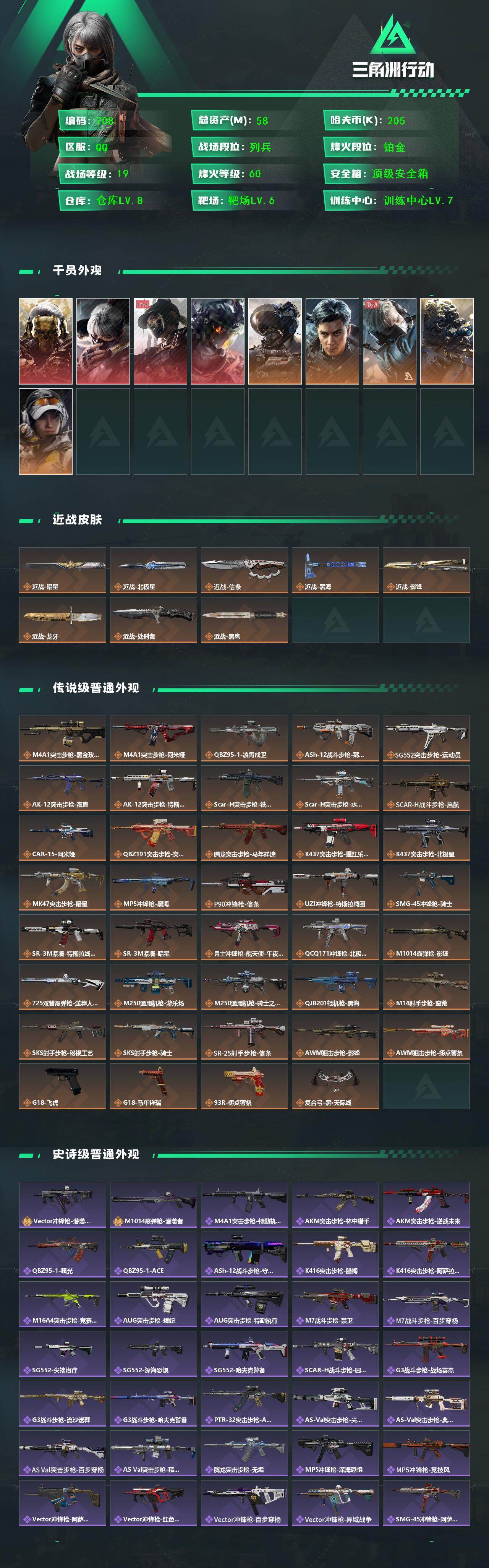 SJZCMW453326三角洲行动账号详情图2