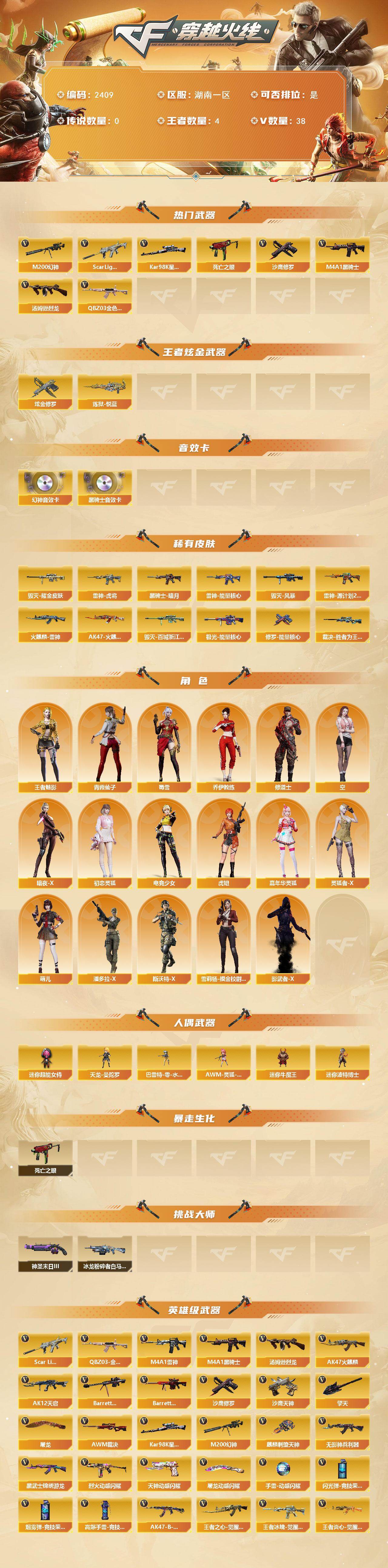 CFCMW449282穿越火线账号详情图2