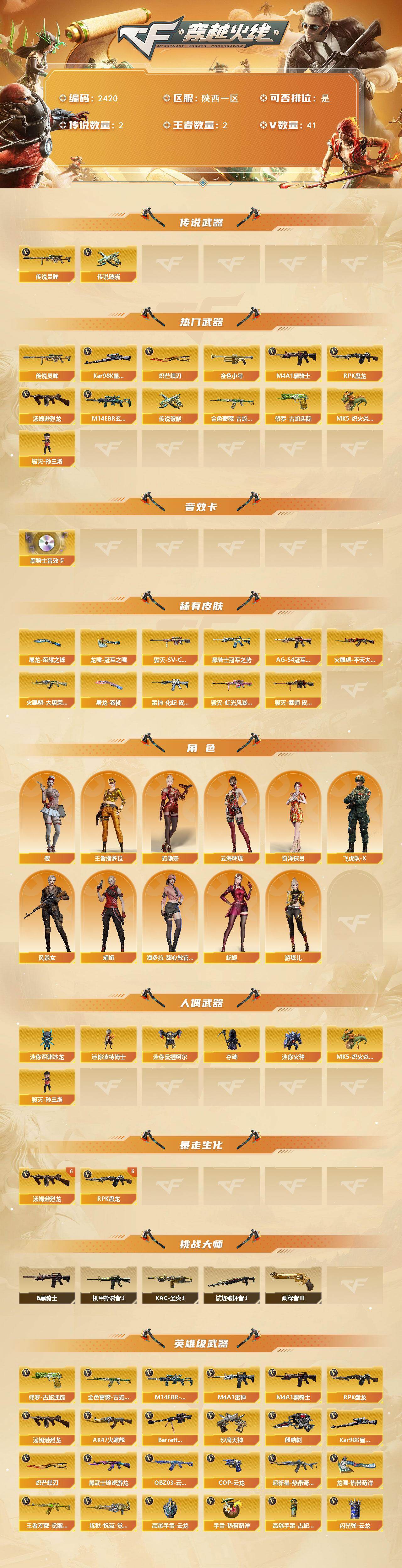 CFCMW449395穿越火线账号详情图2