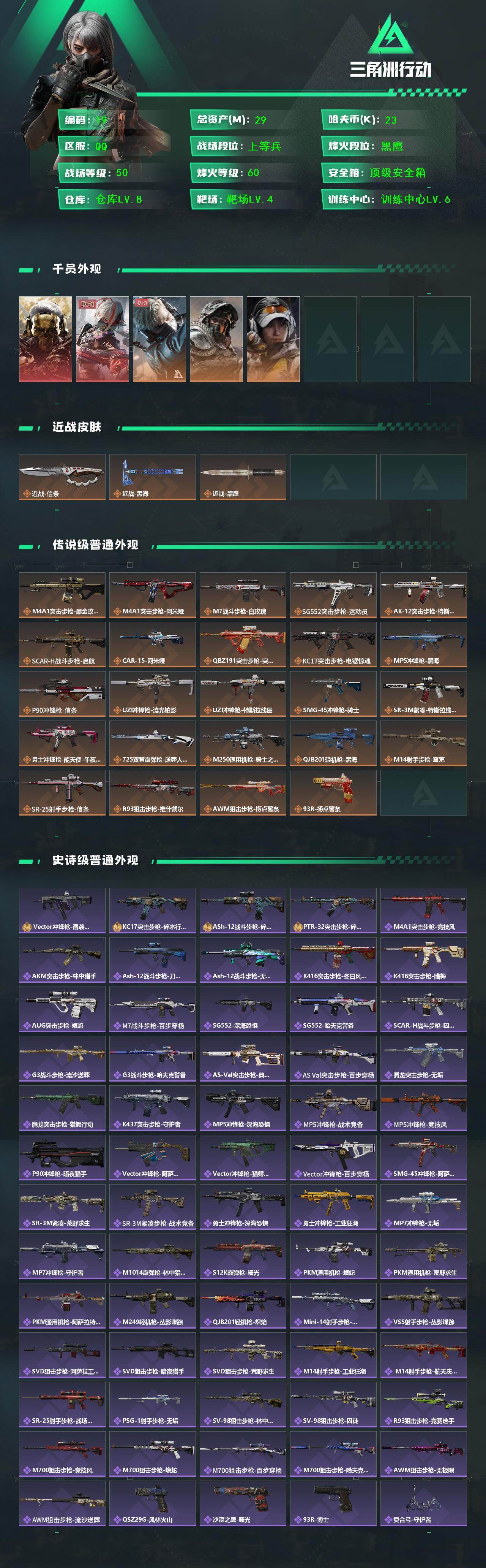 SJZCMW469600三角洲行动账号详情图2