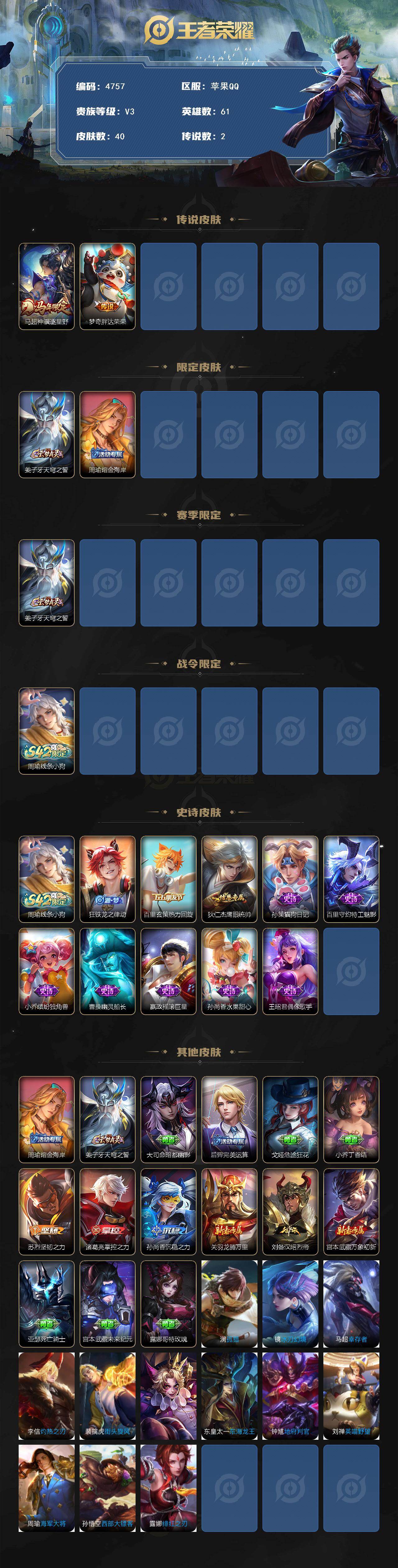 WZJZ4196210王者荣耀账号详情图2