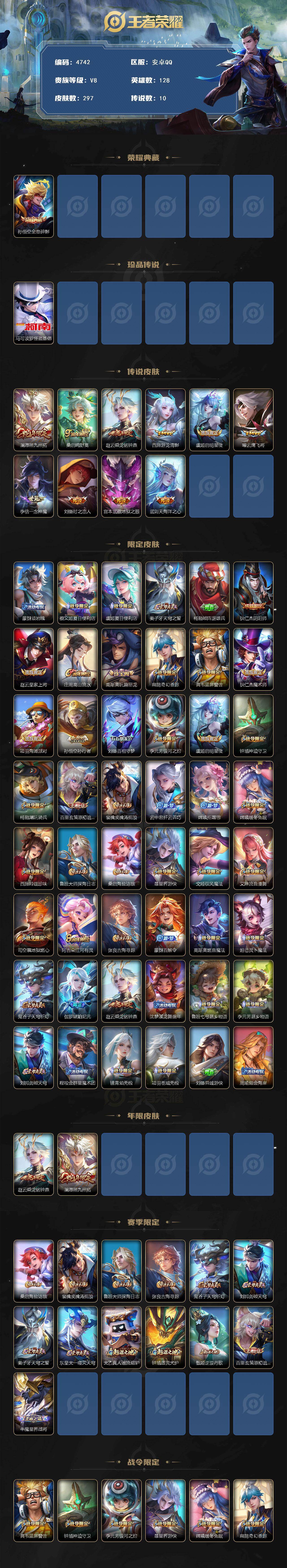 WZCMW4189661王者荣耀账号详情图2 WZCMW4189661王者荣耀账号详情图2