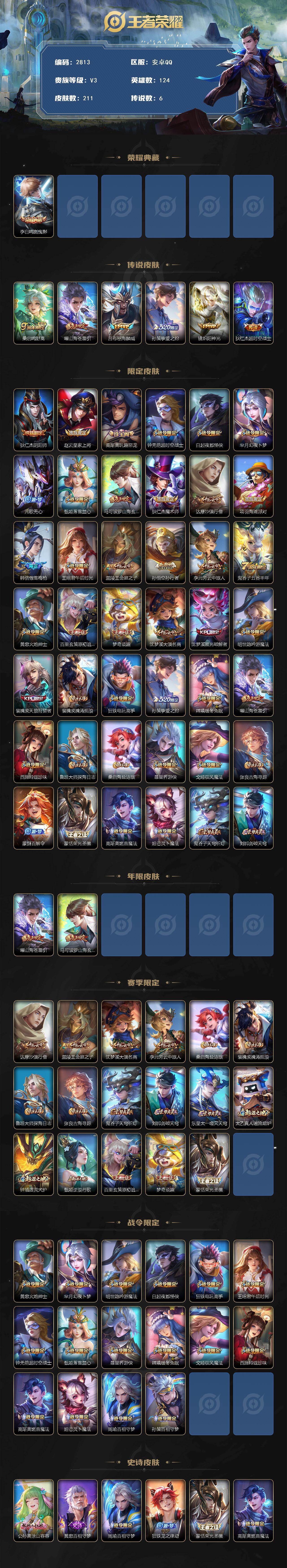 WZCMW4189817王者荣耀账号详情图2