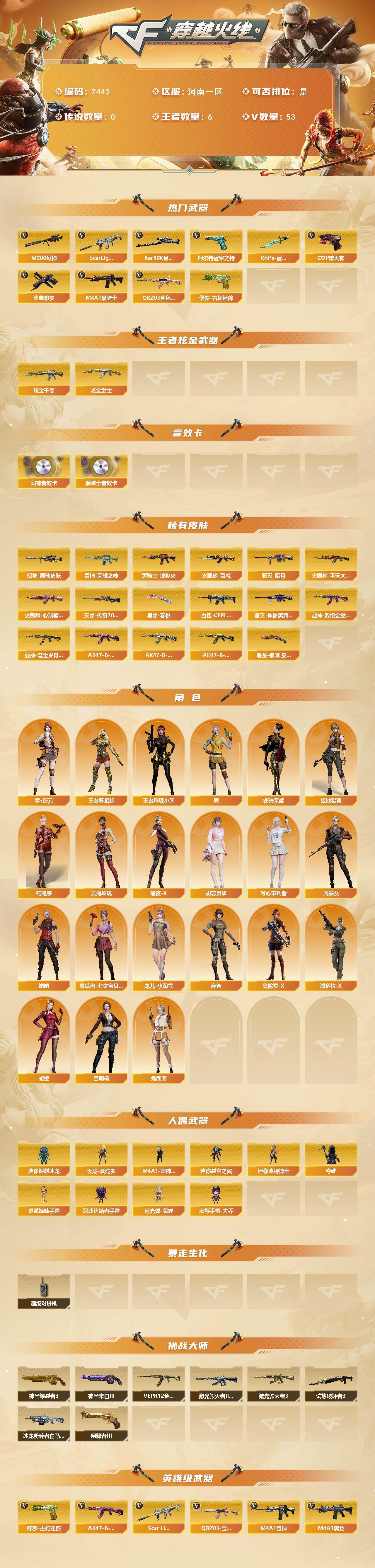 CFCMW449793穿越火线账号详情图2