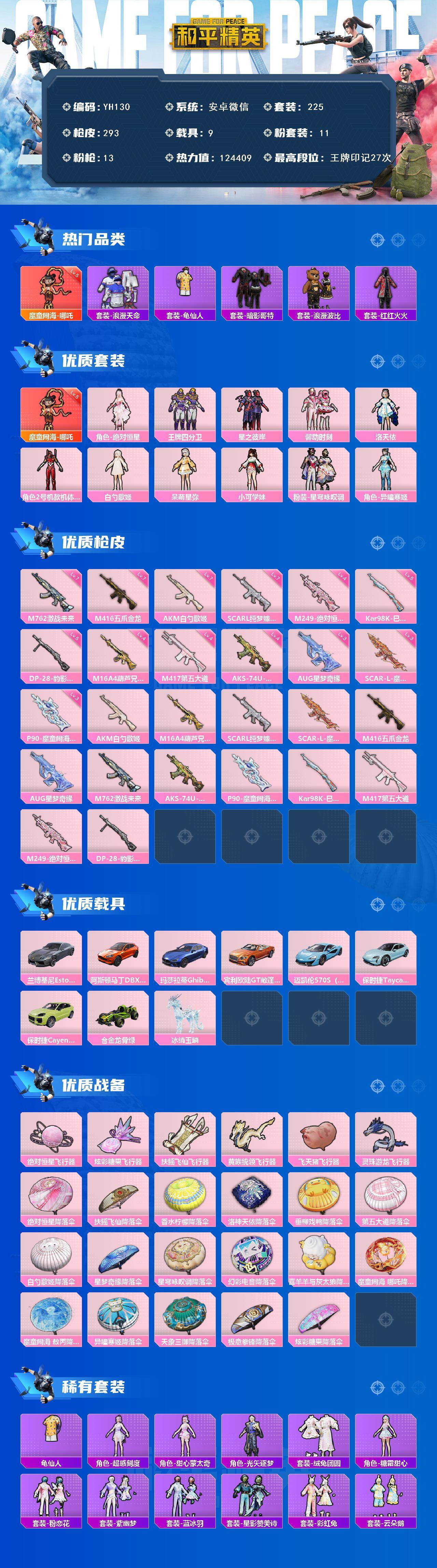 HPCMW4103889和平精英账号详情图2