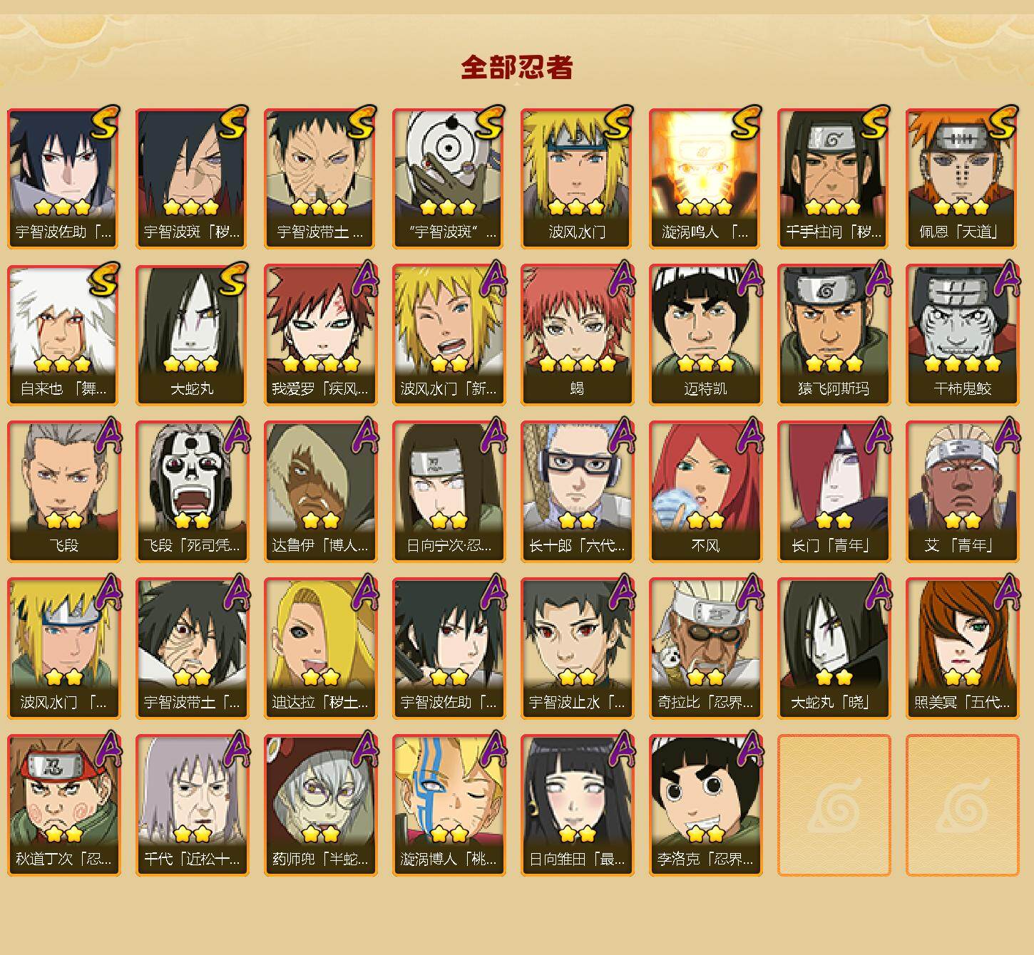 HYLFY415176火影忍者账号详情图2 HYLFY415176火影忍者账号详情图2