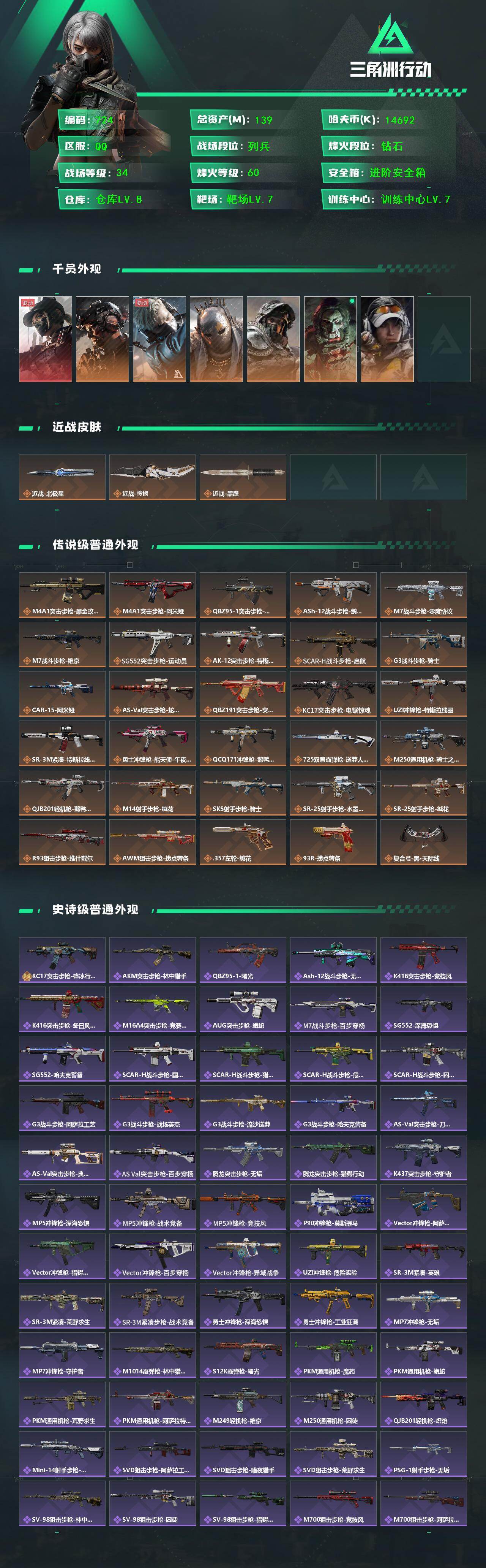 SJZCMW453735三角洲行动账号详情图2