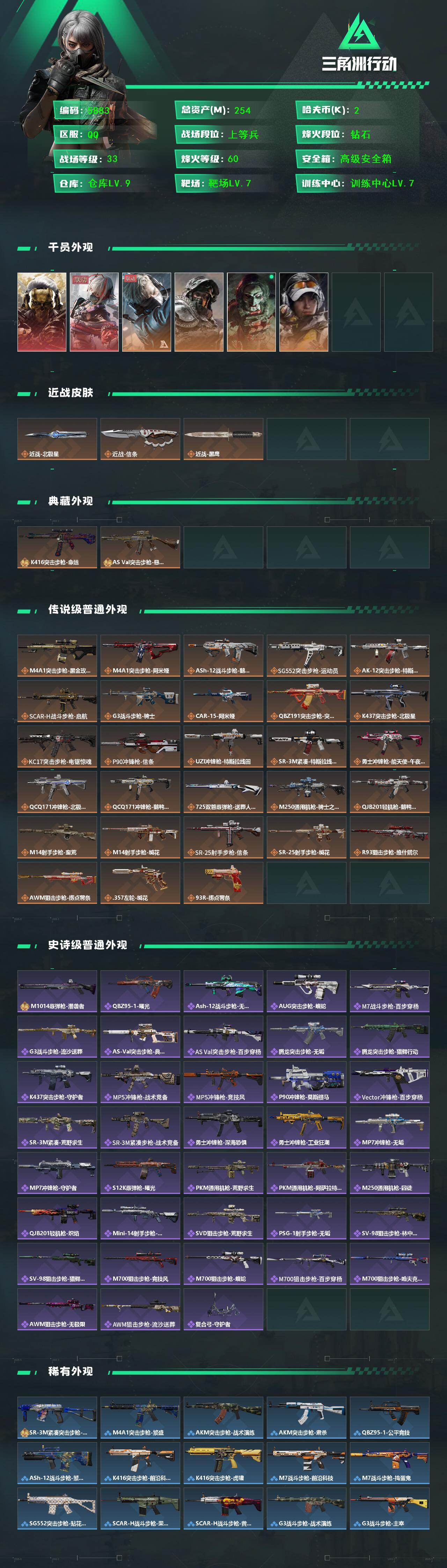 SJZCMW454243三角洲行动账号详情图2