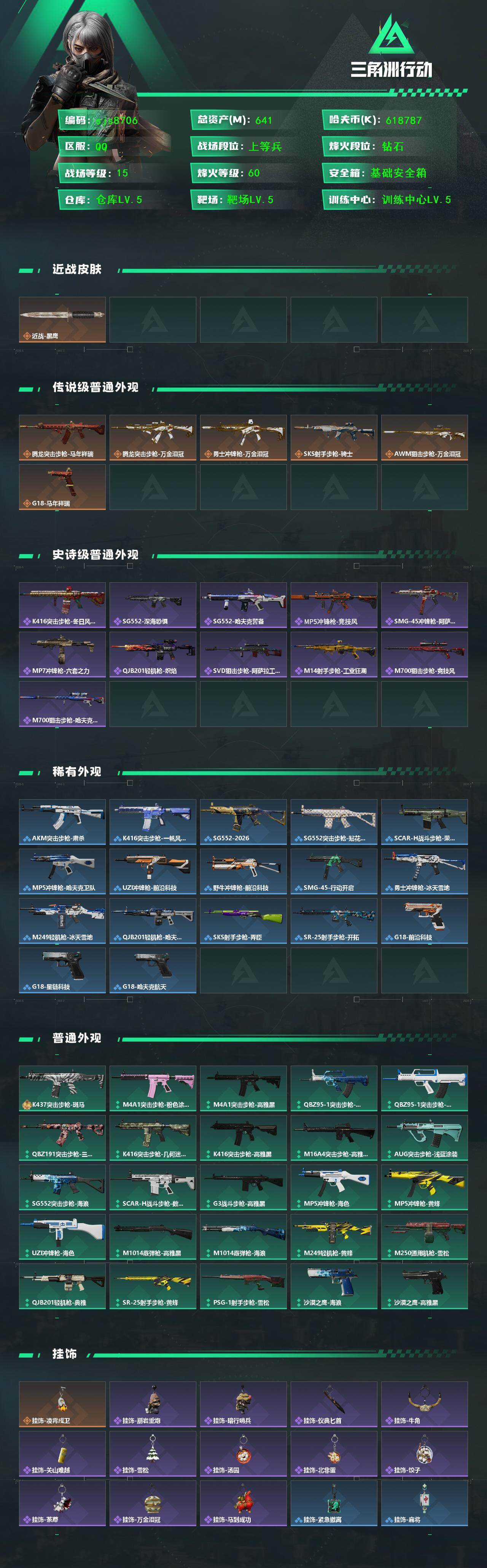 SJZCMW459509三角洲行动账号详情图2