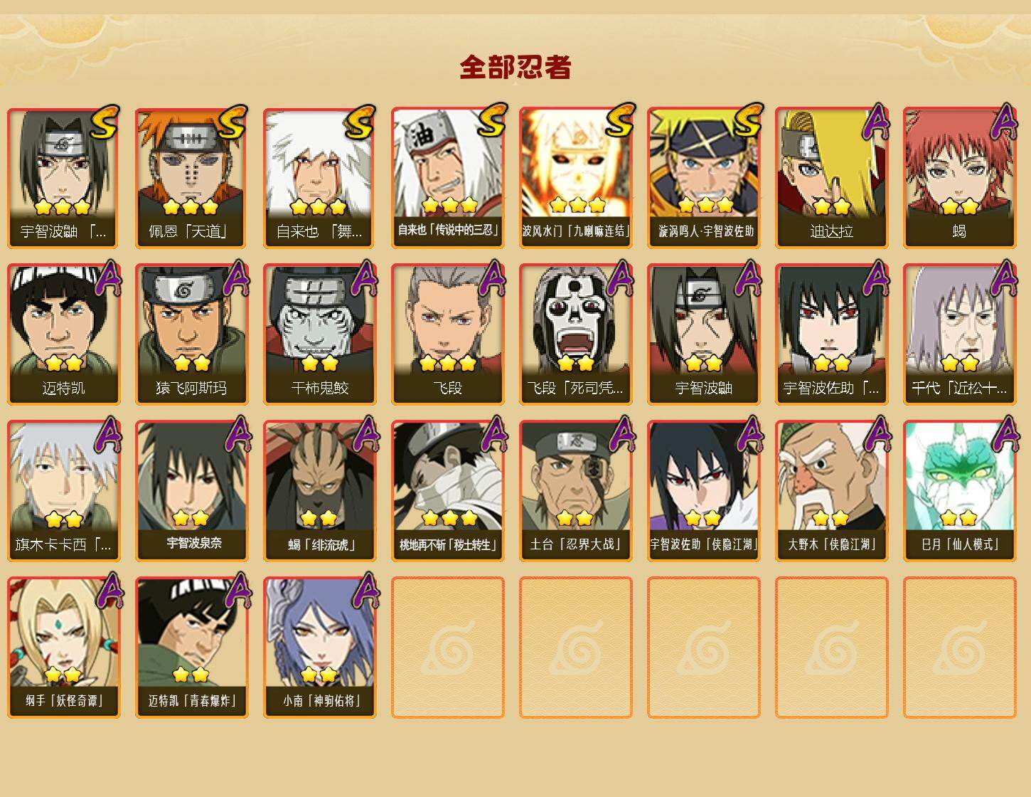 HYCMW415449火影忍者账号详情图2