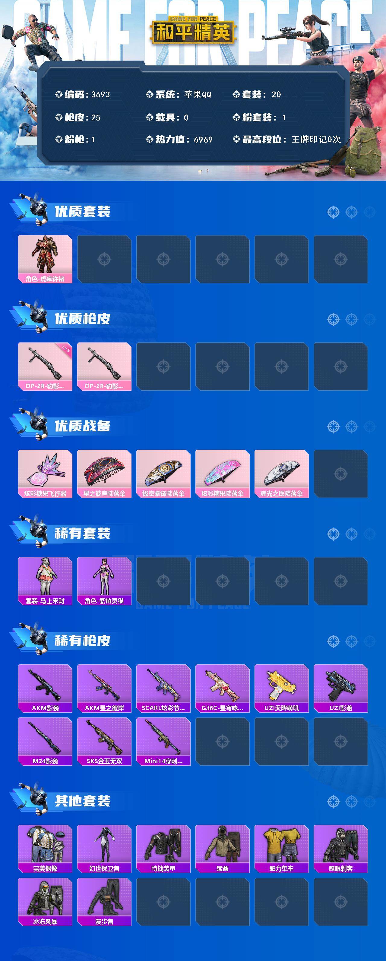 HPCMW4103967和平精英账号详情图2 HPCMW4103967和平精英账号详情图2