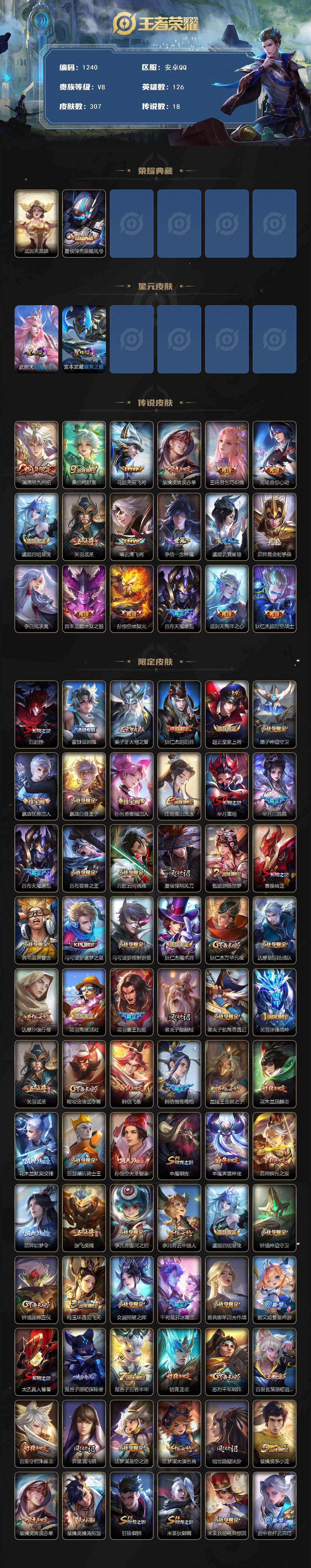 WZCMW4190189王者荣耀账号详情图2