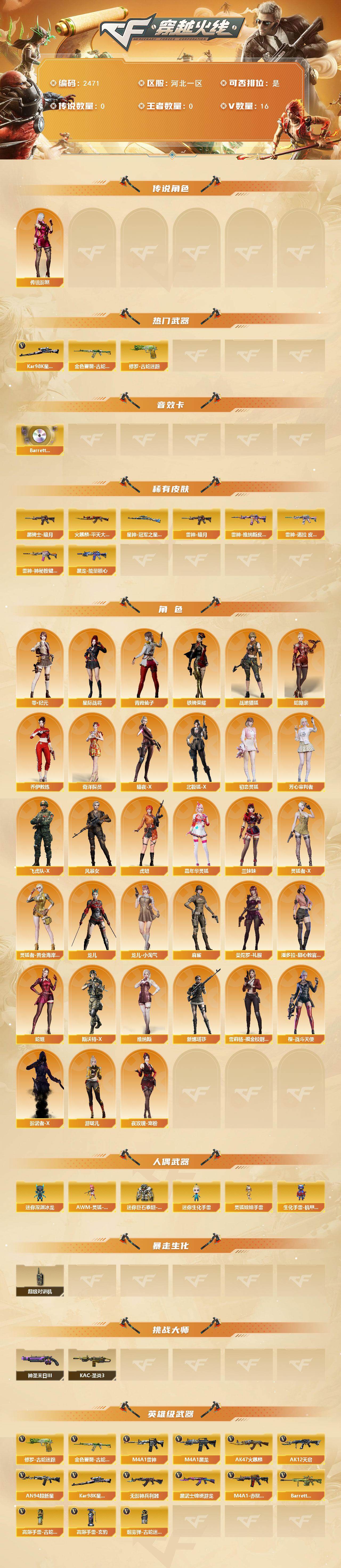 CFCMW449965穿越火线账号详情图2