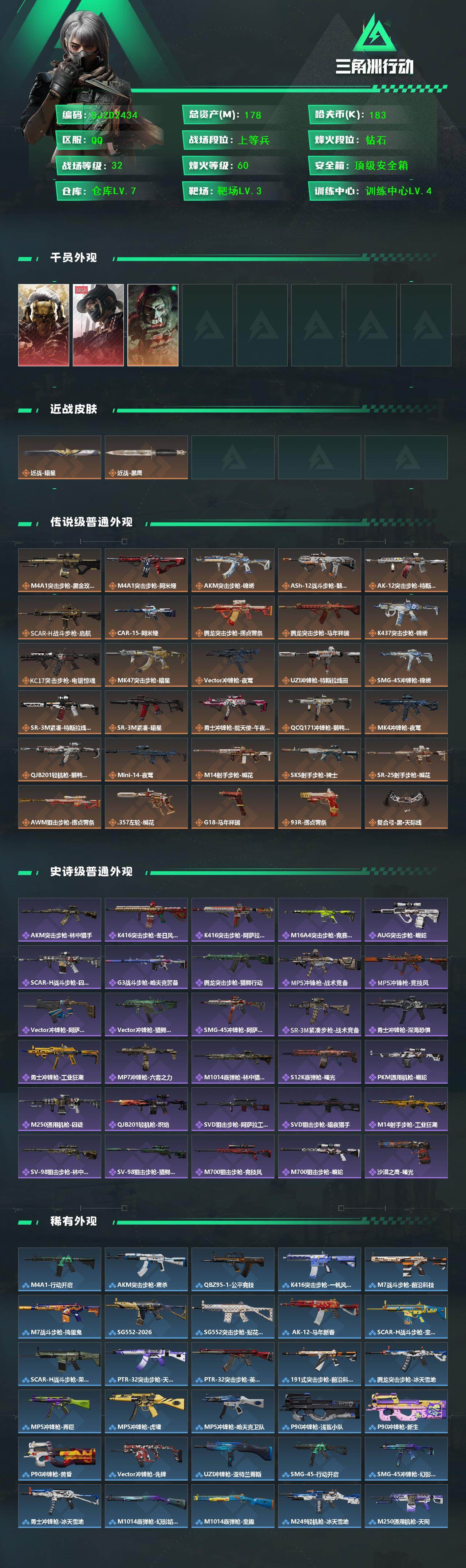 SJZEY454330三角洲行动账号详情图2