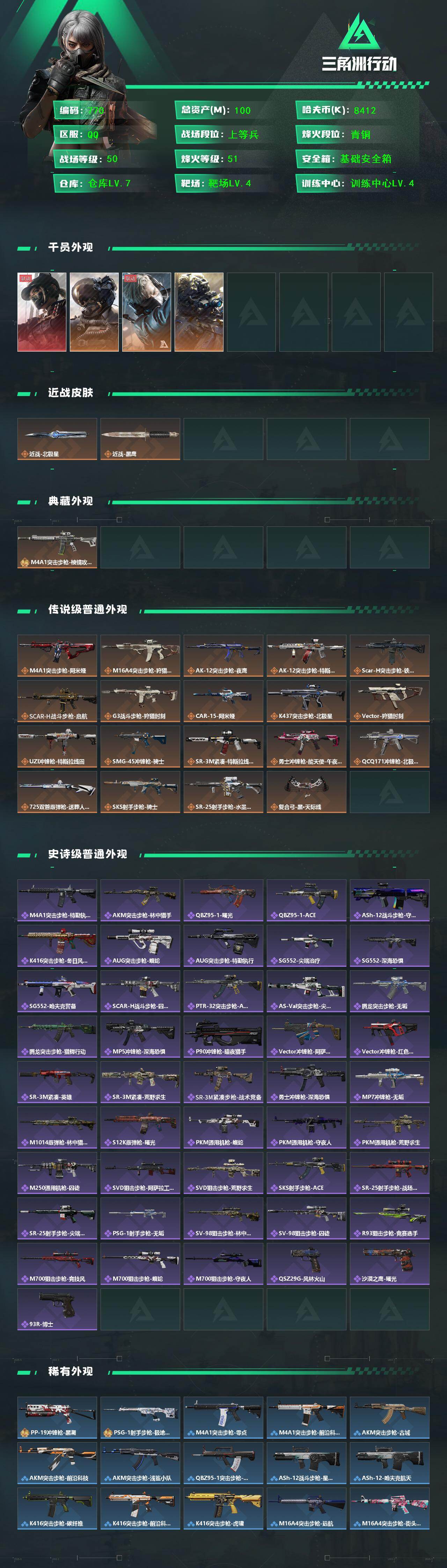 SJZCMW455964三角洲行动账号详情图2