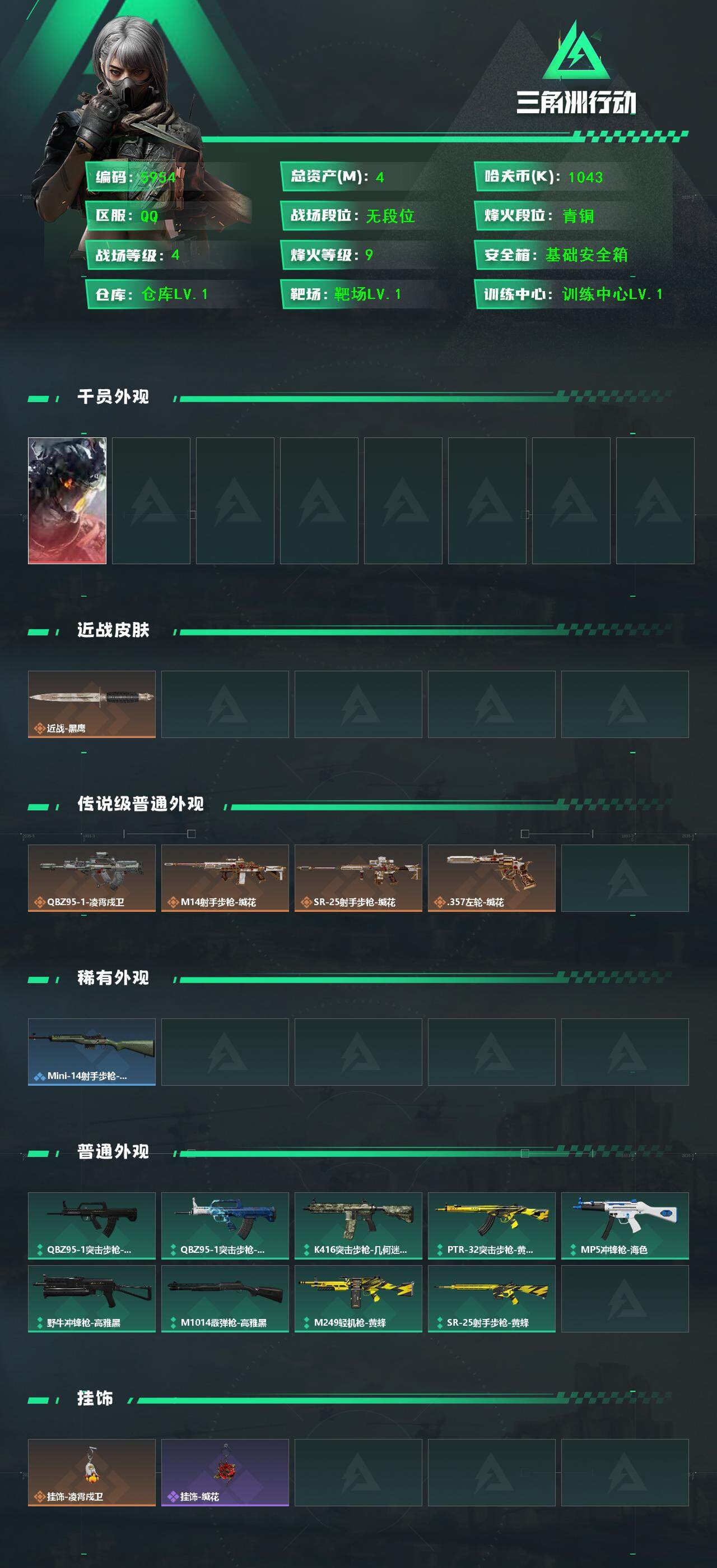 SJZCMW460454三角洲行动账号详情图2 SJZCMW460454三角洲行动账号详情图2