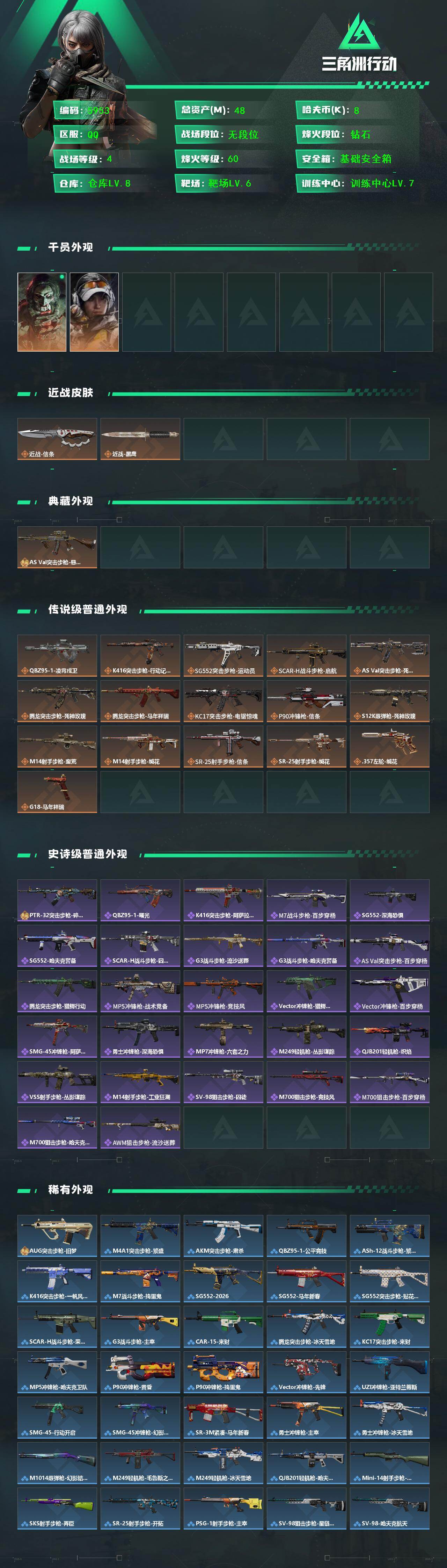 SJZCMW464930三角洲行动账号详情图2 SJZCMW464930三角洲行动账号详情图2