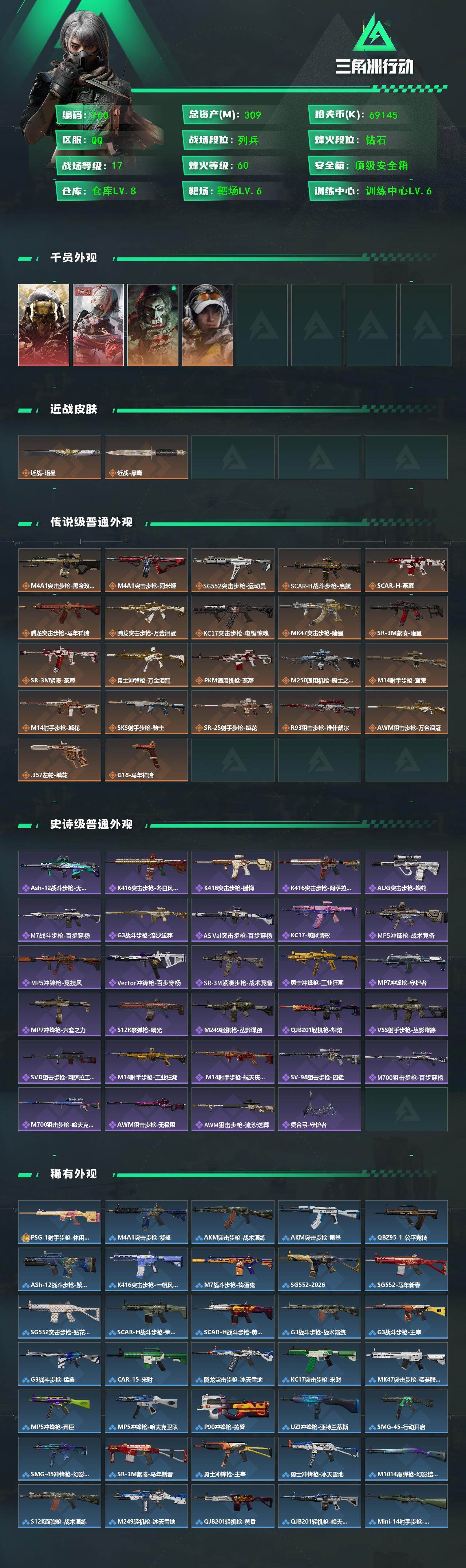 SJZCMW454655三角洲行动账号详情图2