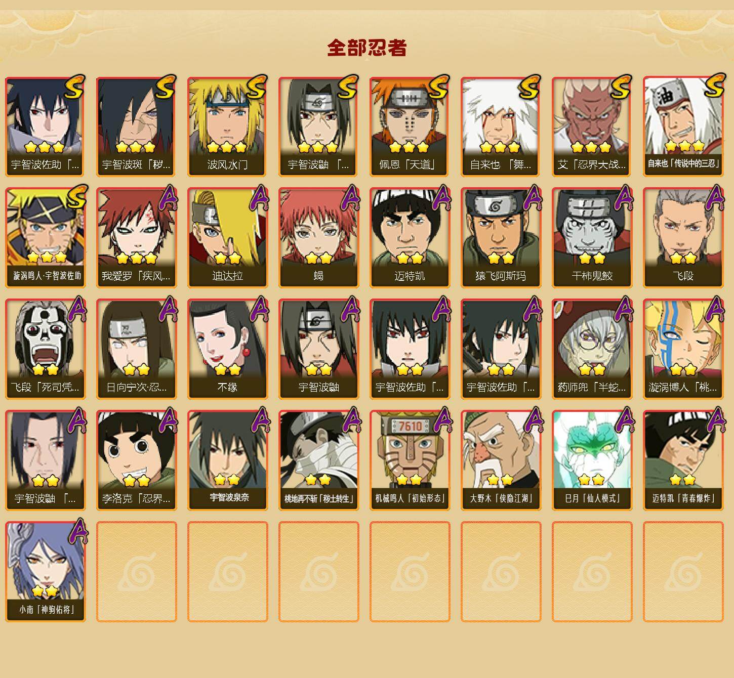 HYQM415716火影忍者账号详情图3 HYQM415716火影忍者账号详情图3