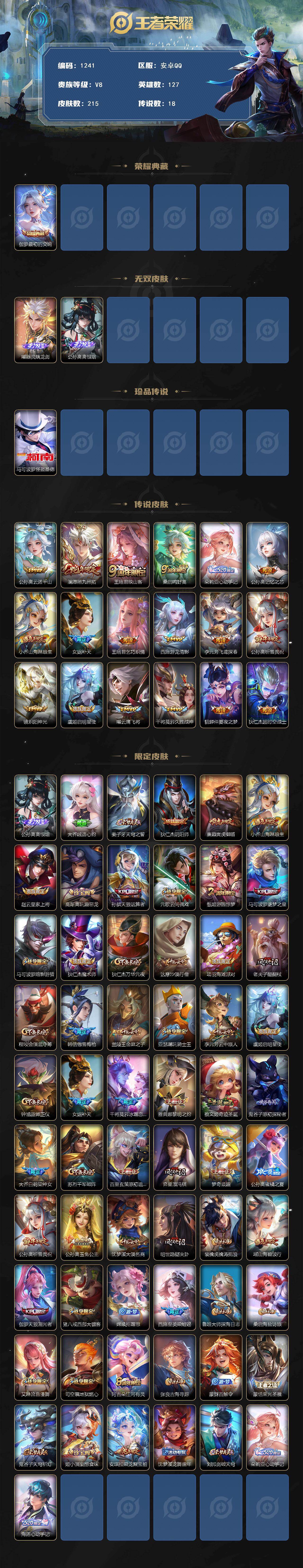 WZCMW4190674王者荣耀账号详情图2