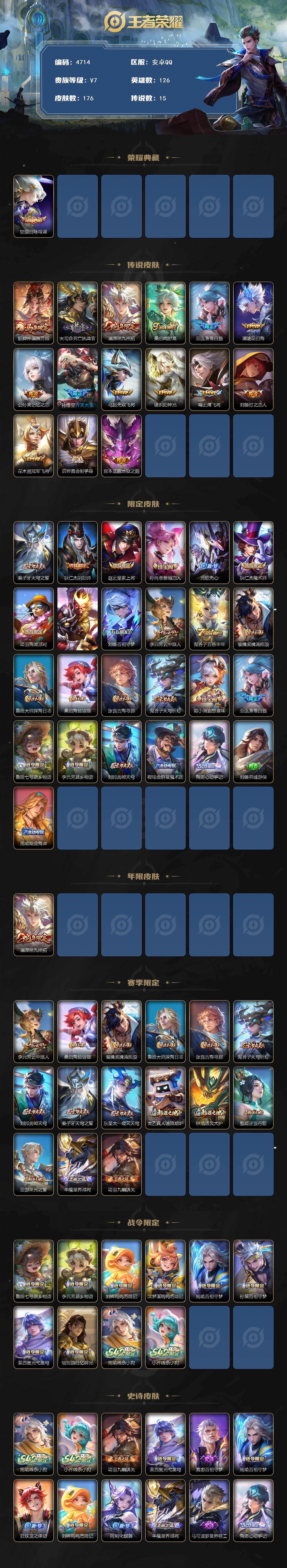 WZCMW4193032王者荣耀账号详情图2