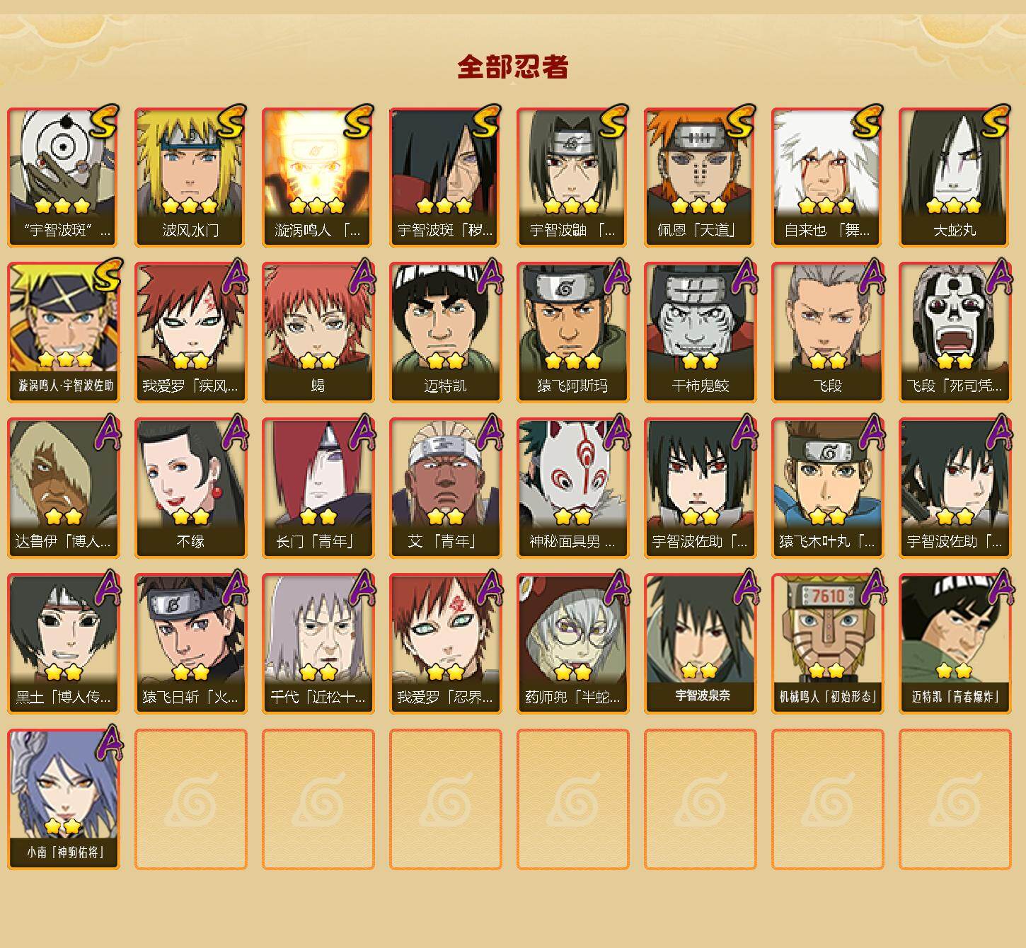 HYLX415330火影忍者账号详情图2